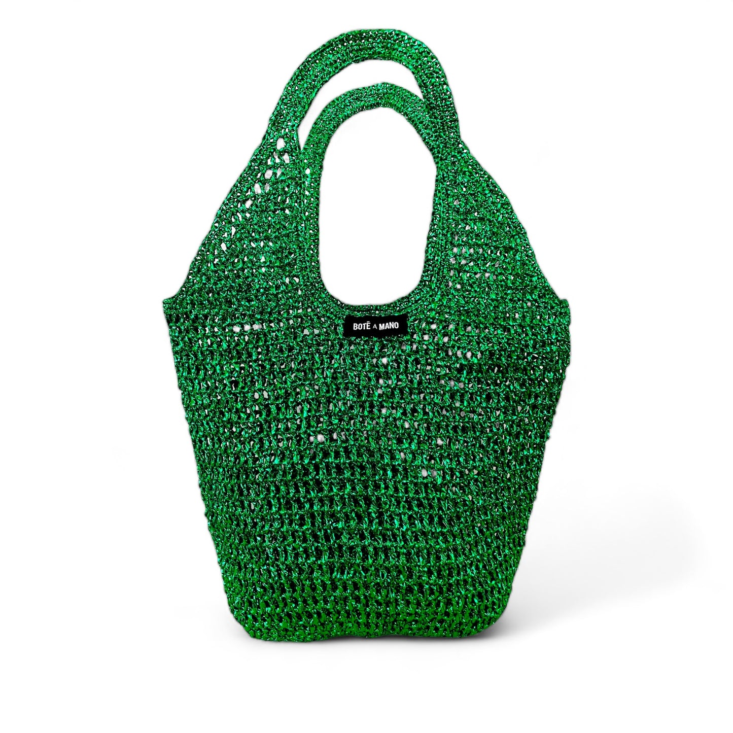 Bote A Mano - Gold Metallic Raffia Bag