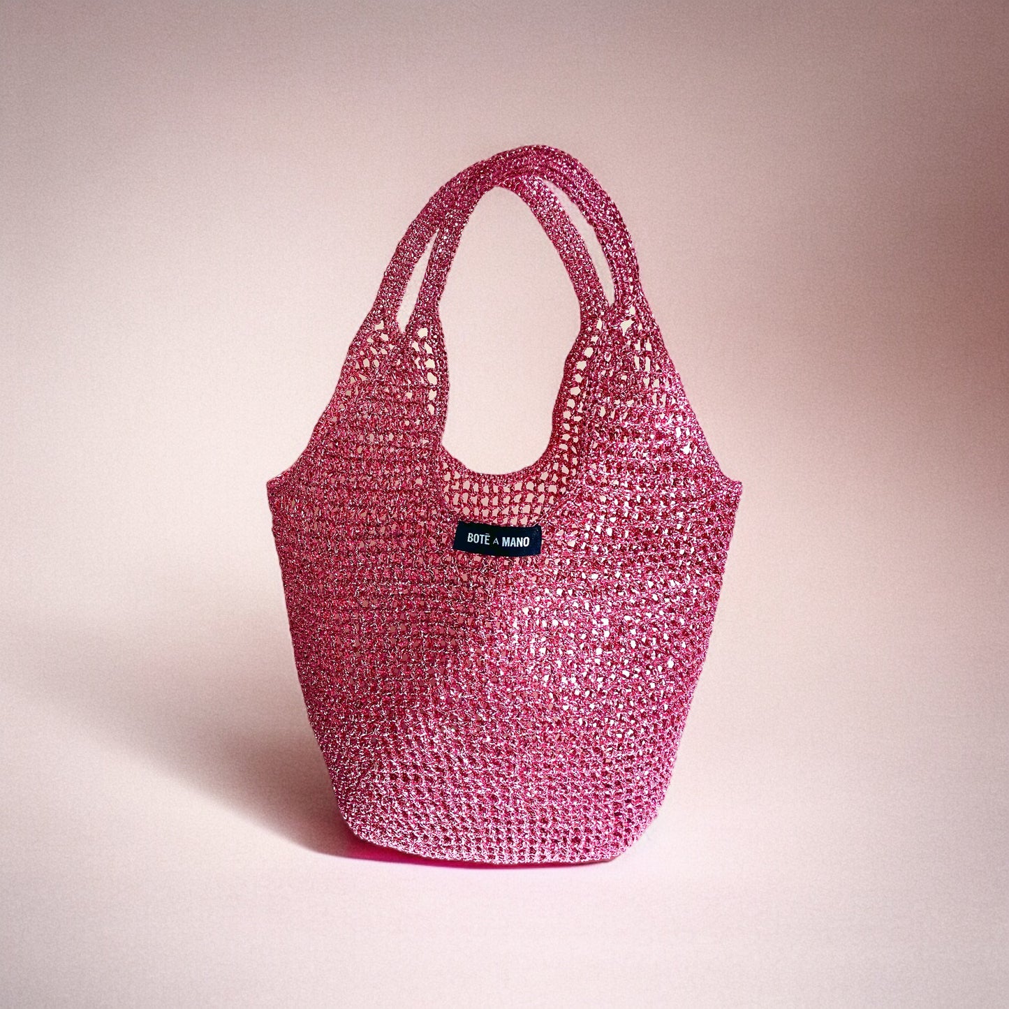 Bote A Mano - Gold Metallic Raffia Bag