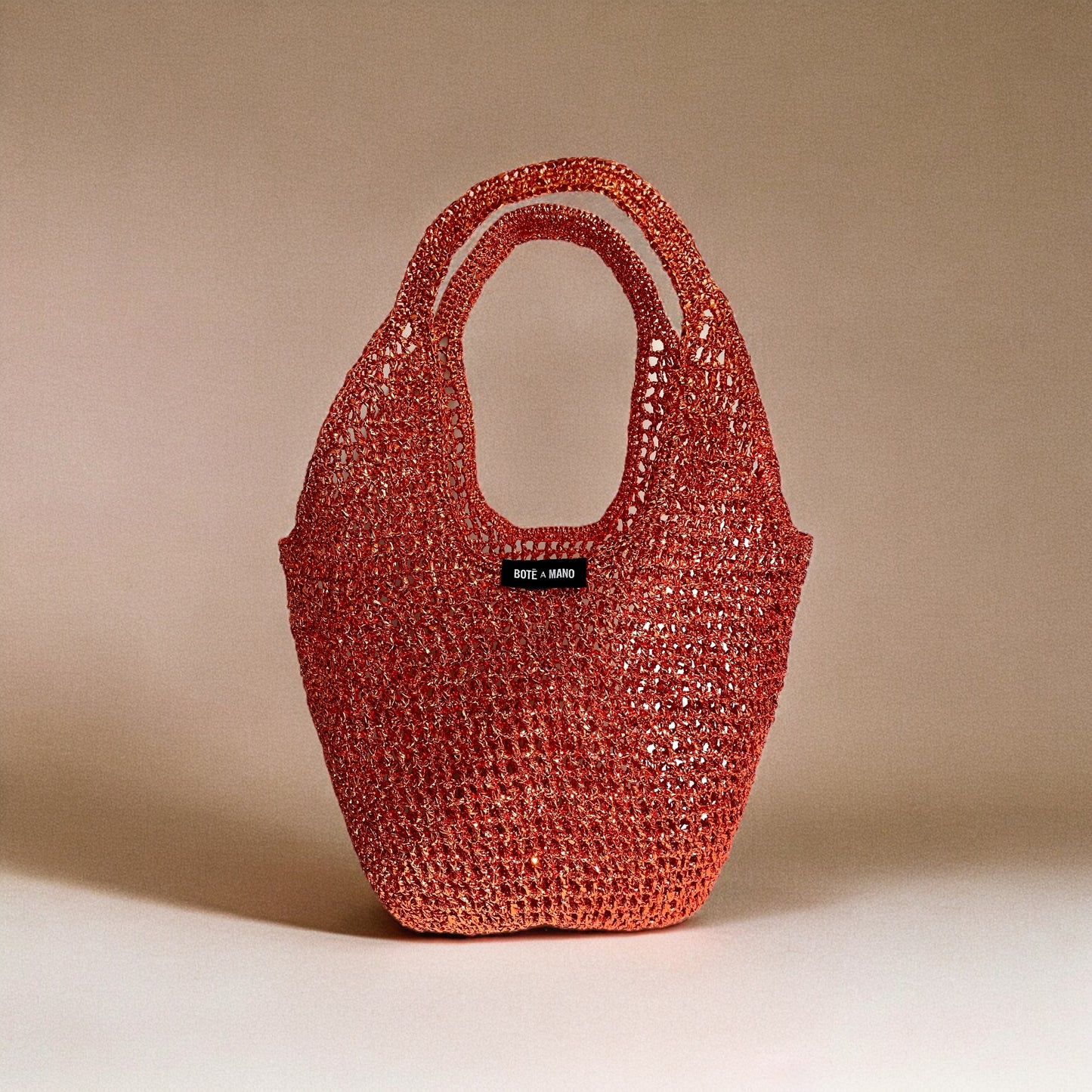Bote A Mano - Gold Metallic Raffia Bag