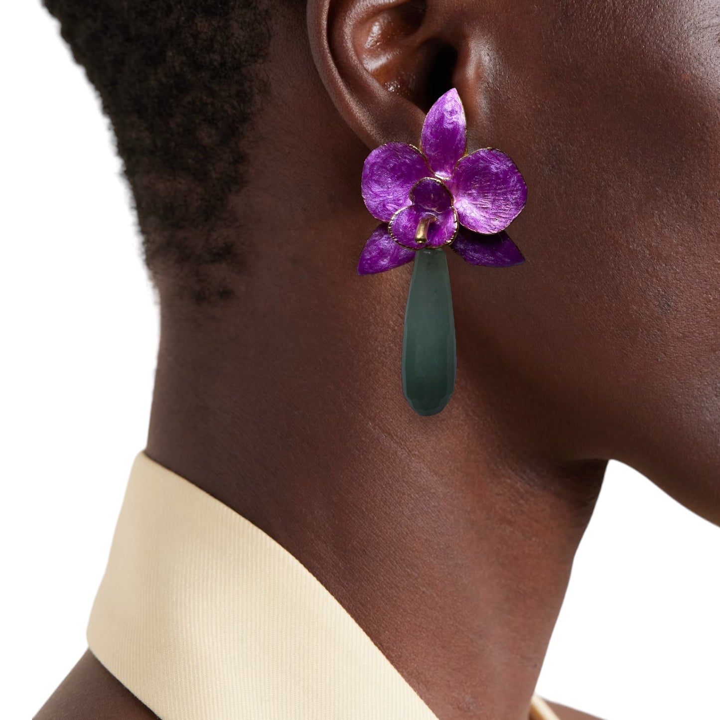 Aventurine Persian Teardrop Earrings