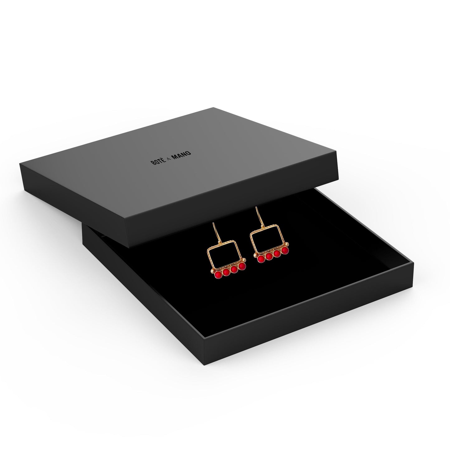 Black Onyx Earrings - Boté A Mano