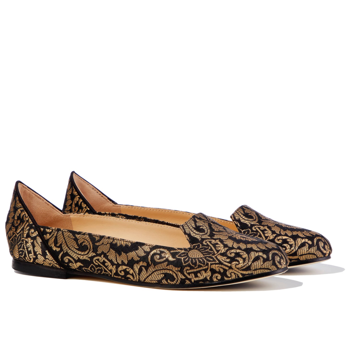 Ballet Flat Shoes, Lotus of Isfahan Flat Shoes - Boté A Mano