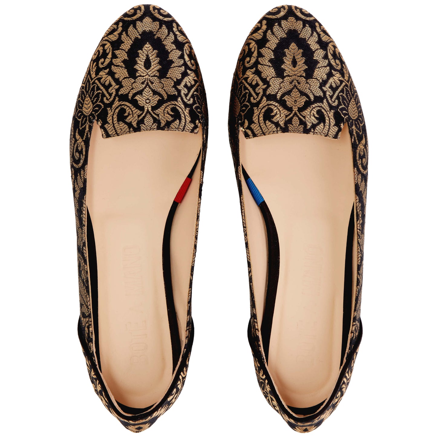 Ballet Flat Shoes, Lotus of Isfahan Flat Shoes - Boté A Mano