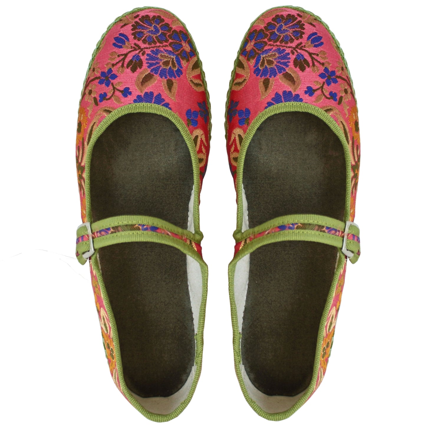 'Rôshaan' Pink Mary Jane Ballet Flats - Boté A Mano