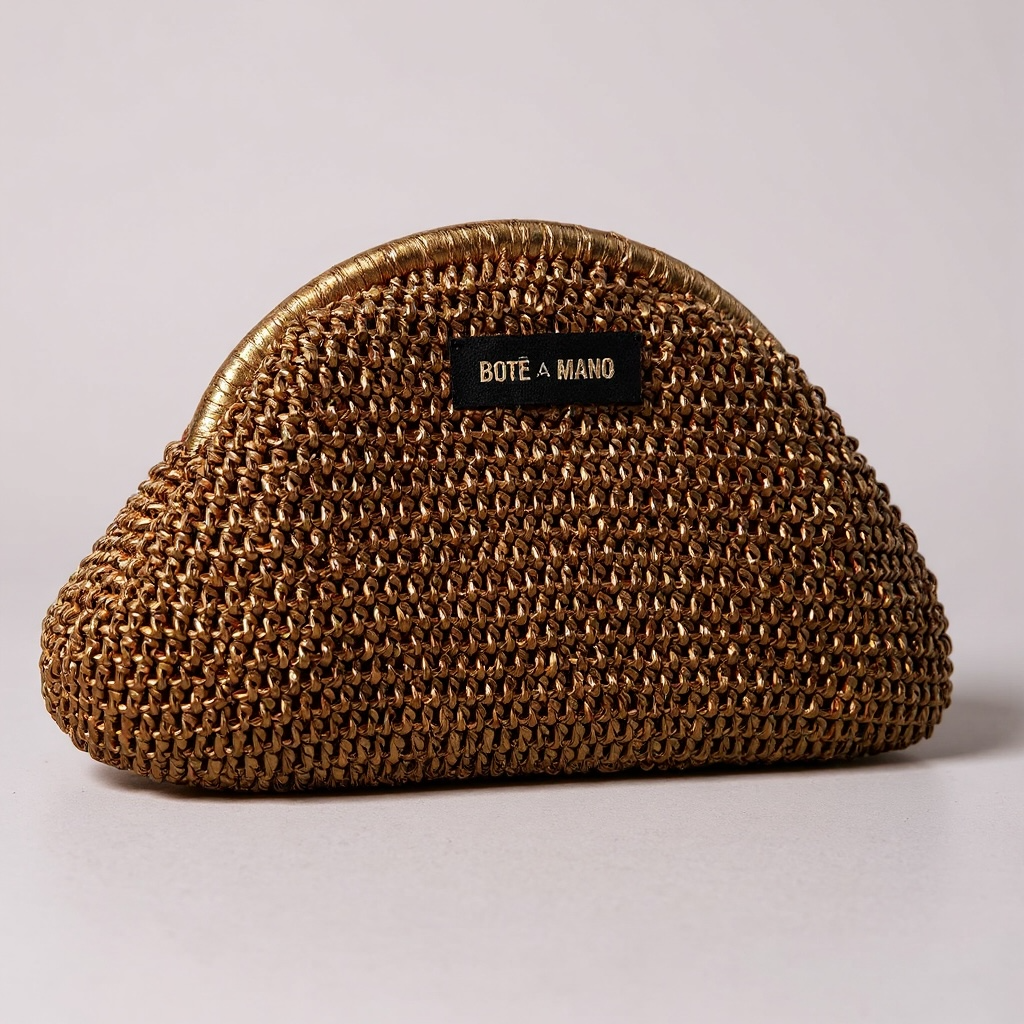 BOTE A MANO BRONZE CLUTCH
