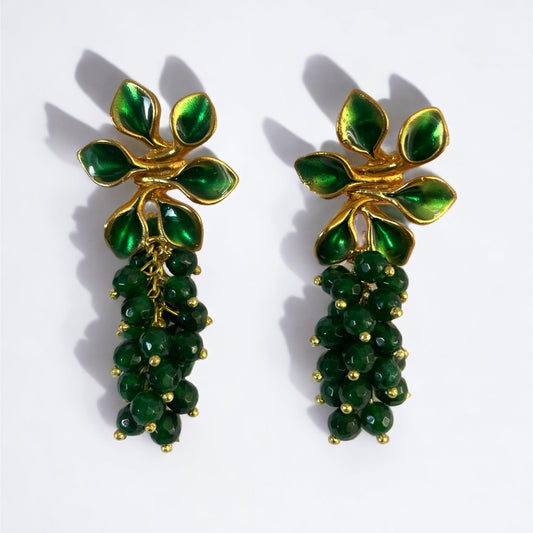 Malachite Drop Earrings