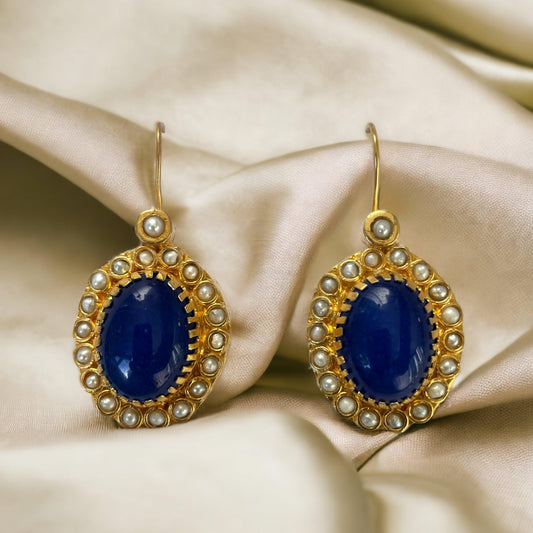 Boucles d'oreilles Lapis-Lazuli