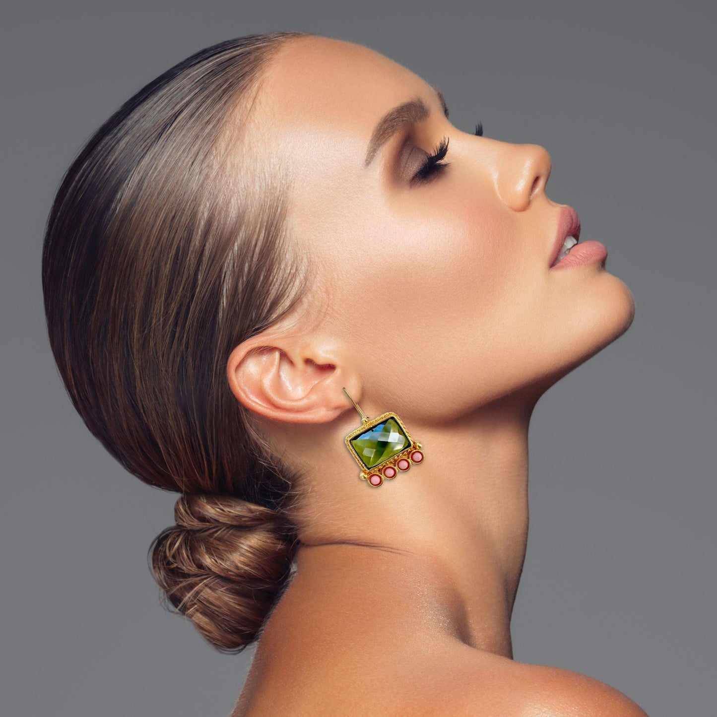 Green Earring