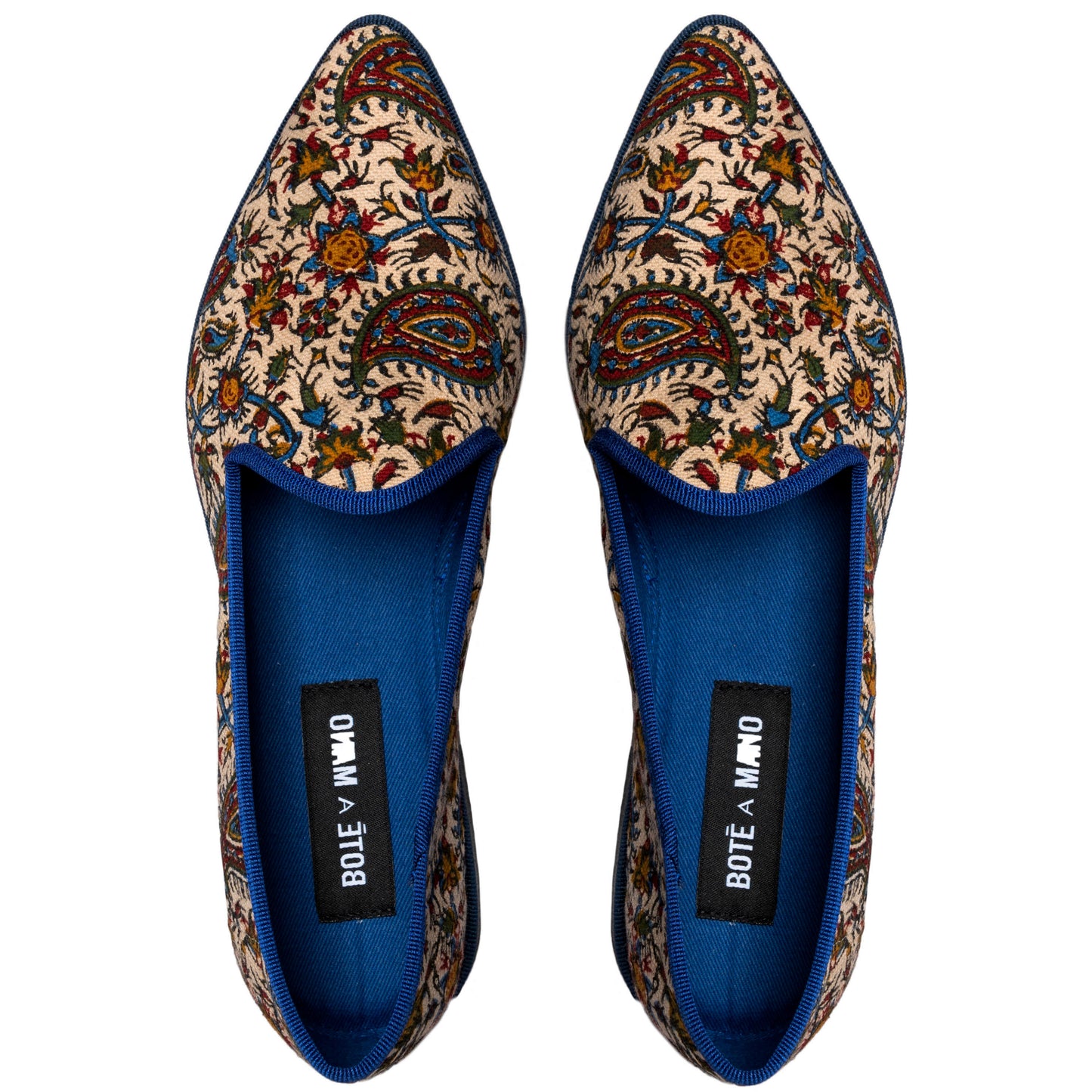 BOTE A MANO Blue Loafers