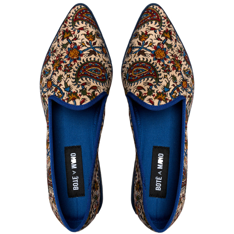BOTE A MANO Blue Loafers