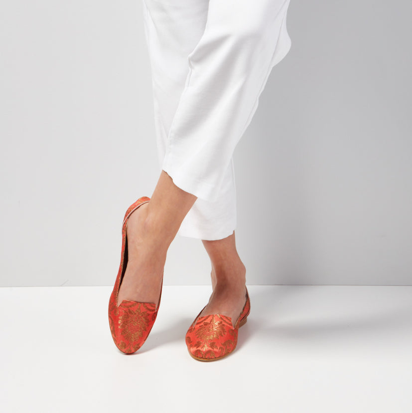 Women's Flat Shoes, Persian Fantasy Ballet Flat - Boté A Mano