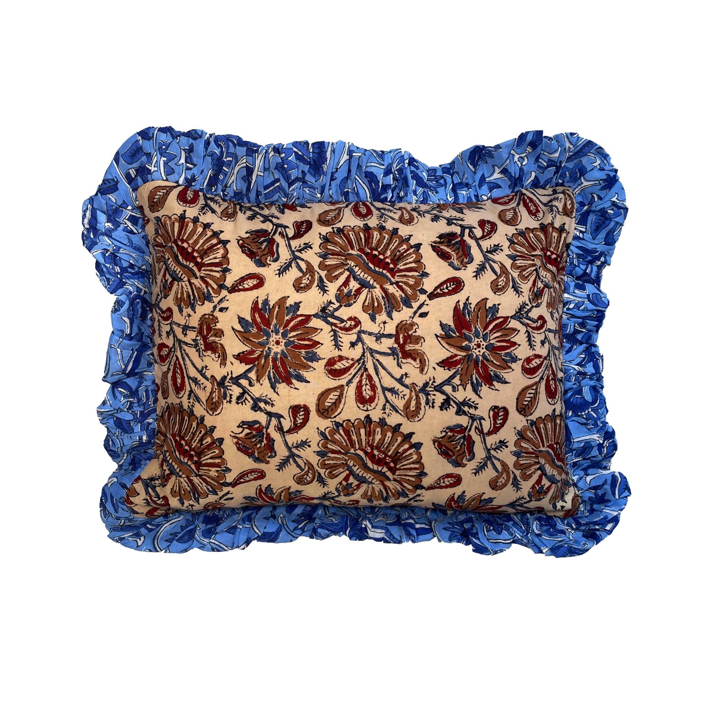 BOTE A MANO - Block Print Cushion 