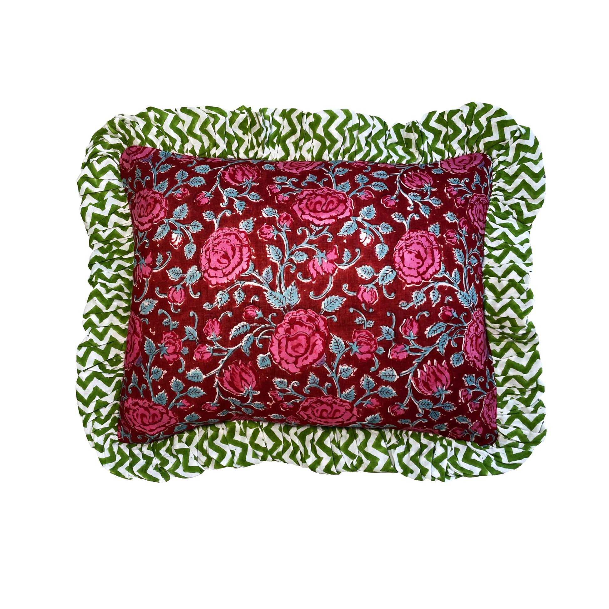 BOTE A MANO - Block Print Cushion 