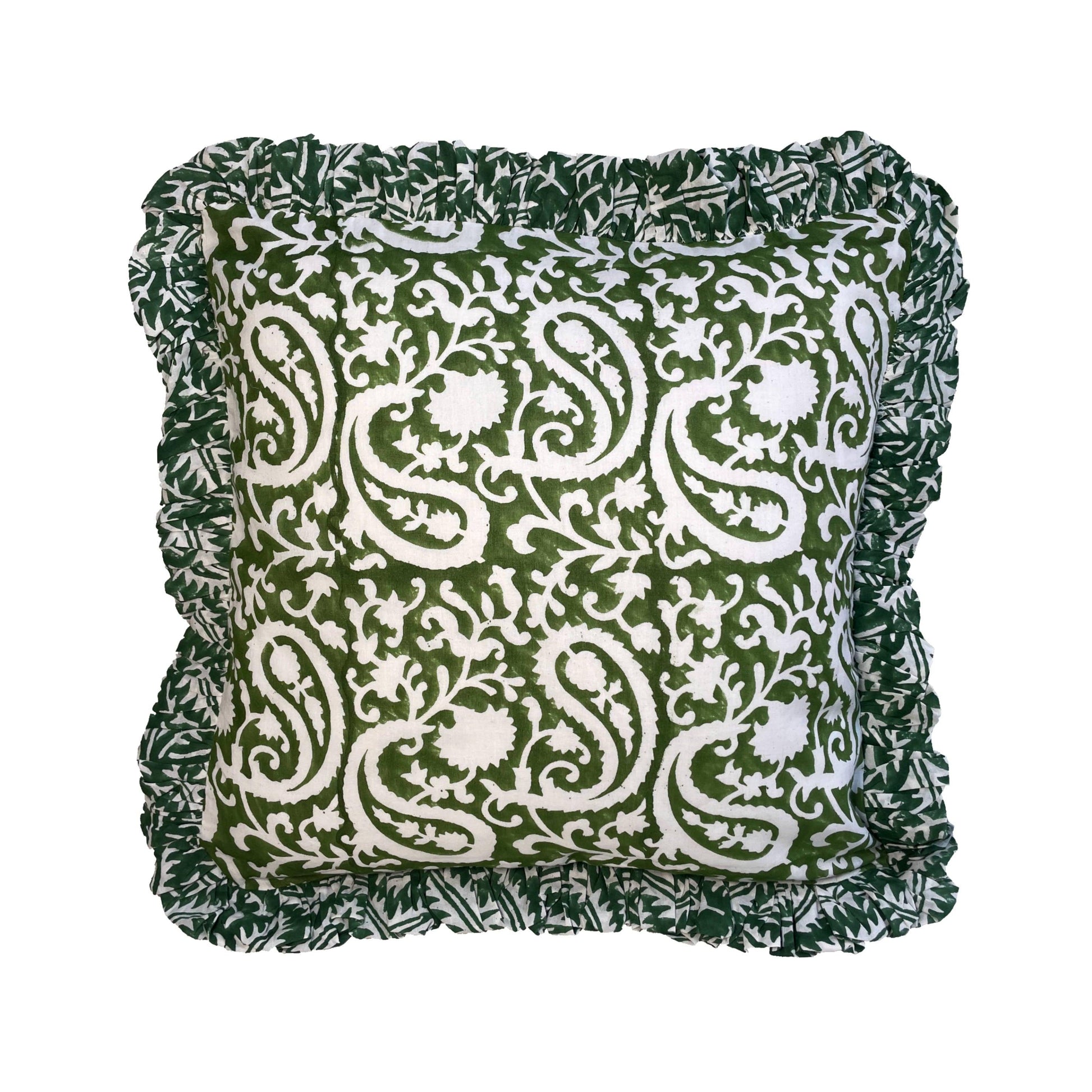 BOTE A MANO - Block Print Cushion 