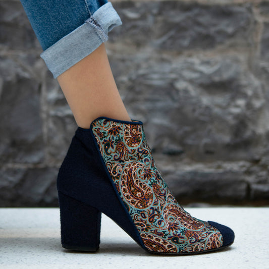 Heel Ankle Boots, Eden of Yazd Ankle Boots - Boté A Mano